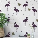 Casa si Gradina - Decoratiuni - DIY - Sabloane decorative pereti - Sablon Perete vopsire, tencuiala 900x600x0.7mm Flamingo Refolosibil, model MXSP7096 - Infinity.ro