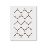Casa si Gradina - Decoratiuni - DIY - Sabloane decorative pereti - Sablon Perete vopsire, tencuiala 900x600x0.7mm Moroccan Outline Refolosibil, model MXSP7101 - Infinity.ro