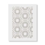 Casa si Gradina - Decoratiuni - DIY - Sabloane decorative pereti - Sablon Perete vopsire, tencuiala 900x600x0.7mm Hexagon Burst Refolosibil, model MXSP7102 - Infinity.ro
