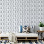 Casa si Gradina - Decoratiuni - DIY - Sabloane decorative pereti - Sablon Perete vopsire, tencuiala 900x600x0.7mm Hexagon Burst Refolosibil, model MXSP7102 - Infinity.ro