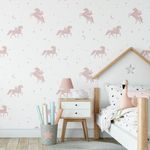 Casa si Gradina - Decoratiuni - DIY - Sabloane decorative pereti - Sablon Perete vopsire, tencuiala 900x600x0.7mm Magical Unicorn Refolosibil, model MXSP7118 - Infinity.ro