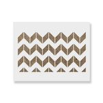 Casa si Gradina - Decoratiuni - DIY - Sabloane decorative pereti - Sablon Perete vopsire, tencuiala 900x600x0.7mm Chevron Horizontal Refolosibil, model MXSP7111 - Infinity.ro