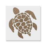 Casa si Gradina - Decoratiuni - DIY - Sabloane decorative pereti - Sablon Perete vopsire, tencuiala 0.7mm Broasca Testoasa model MXSP7388, 700 x 700 mm - Infinity.ro