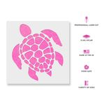 Casa si Gradina - Decoratiuni - DIY - Sabloane decorative pereti - Sablon Perete vopsire, tencuiala 0.7mm Broasca Testoasa model MXSP7388, 900 x 900 mm - Infinity.ro