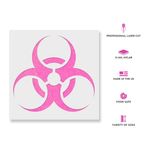 Casa si Gradina - Decoratiuni - DIY - Sabloane decorative pereti - Sablon Perete vopsire, tencuiala 0.7mm Biohazard Refolosibil, model MXSP7208, 700 x 700 mm, 0.70 mm - Infinity.ro