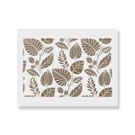 Casa si Gradina - Decoratiuni - DIY - Sabloane decorative pereti - Sablon 900x600x0.7mm Scandinavian Palm Leaves Refolosibil, model MXSP7019 - Infinity.ro