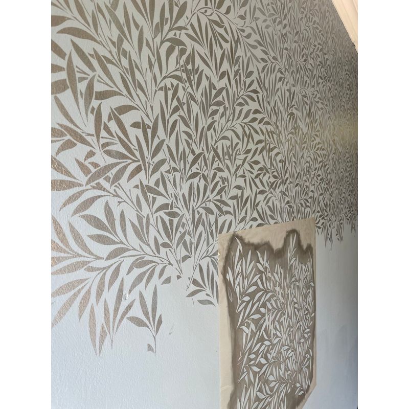 Casa si Gradina - Decoratiuni - DIY - Sabloane decorative pereti - Sablon 562x569x0.7mm Morris Willow Refolosibil, model MXSP7007 - Infinity.ro