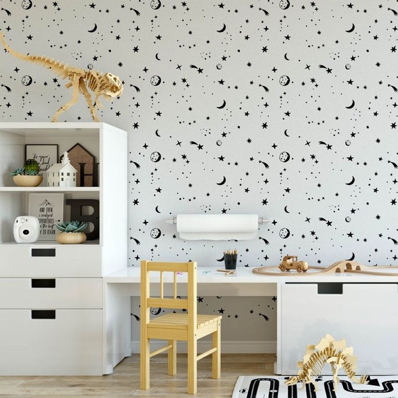 Casa si Gradina - Decoratiuni - DIY - Sabloane decorative pereti - Sablon 900x600x0.7mm Sky Stars Refolosibil, model MXSP7029 - Infinity.ro