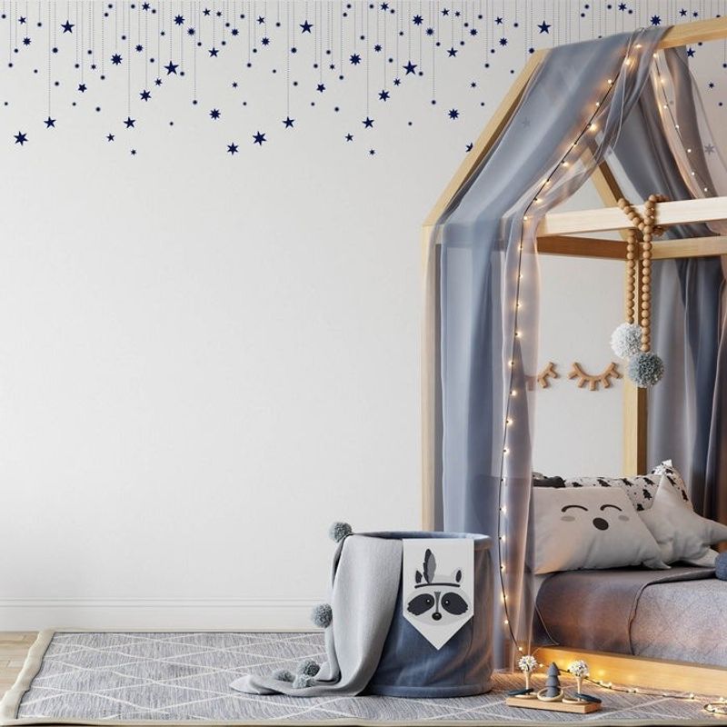 Casa si Gradina - Decoratiuni - DIY - Sabloane decorative pereti - Sablon Perete vopsire, tencuiala 900x600x0.7mm Starry Night Refolosibil, model MXSP7093 - Infinity.ro