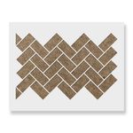 Casa si Gradina - Decoratiuni - DIY - Sabloane decorative pereti - Sablon Perete vopsire, tencuiala 900x600x0.7mm Basic Brick Angle Refolosibil, model MXSP7130 - Infinity.ro