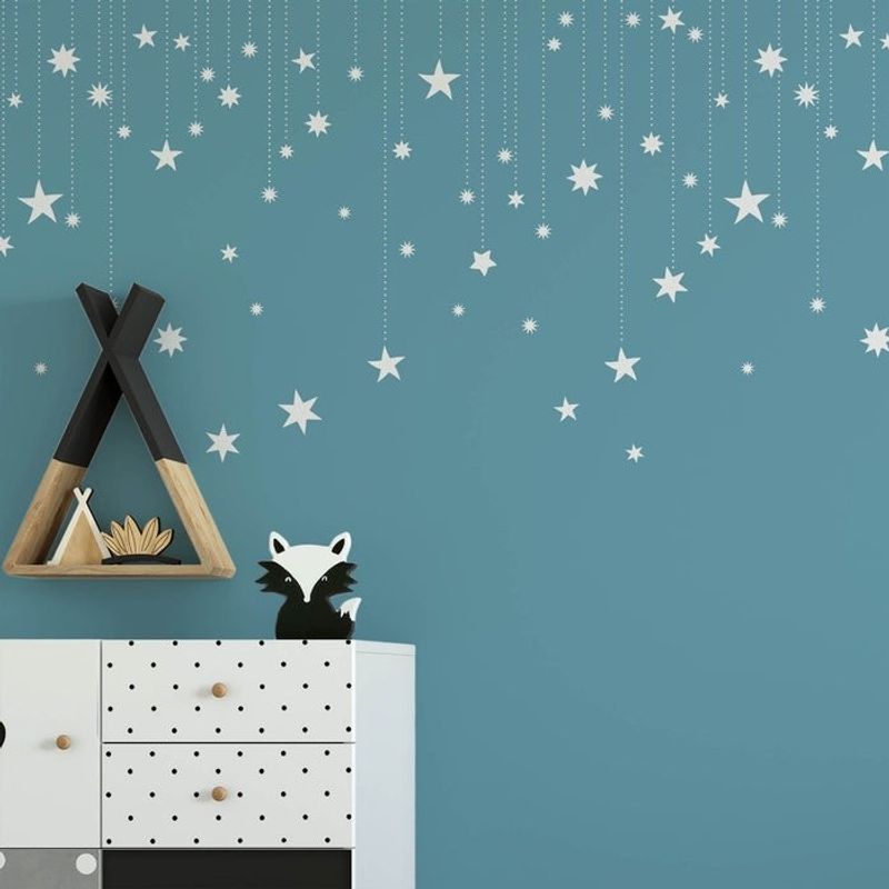 Casa si Gradina - Decoratiuni - DIY - Sabloane decorative pereti - Sablon Perete vopsire, tencuiala 900x600x0.7mm Starry Night Refolosibil, model MXSP7093 - Infinity.ro