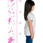 Casa si Gradina - Decoratiuni - DIY - Sabloane decorative pereti - Sablon Perete vopsire, tencuiala 900x600x0.7mm Fairy Unicorn Growth Chart Refolosibil, model MXSP7106 - Infinity.ro