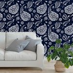 Casa si Gradina - Decoratiuni - DIY - Sabloane decorative pereti - Sablon Perete vopsire, tencuiala 900x600x0.7mm Paisley Refolosibil, model MXSP7074 - Infinity.ro