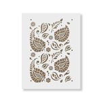 Casa si Gradina - Decoratiuni - DIY - Sabloane decorative pereti - Sablon Perete vopsire, tencuiala 900x600x0.7mm Paisley Refolosibil, model MXSP7074 - Infinity.ro