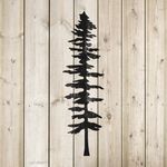 Casa si Gradina - Decoratiuni - DIY - Sabloane decorative pereti - Sablon Perete vopsire, tencuiala 0.7mm Tall Fir Tree Stencil Refolosibil, model MXSP7164, 400 x 400 mm - Infinity.ro