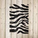 Casa si Gradina - Decoratiuni - DIY - Sabloane decorative pereti - Sablon Perete vopsire, tencuiala 0.7mm Tiger Stripes Refolosibil, model MXSP7189, 600 x 600 mm - Infinity.ro