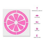 Casa si Gradina - Decoratiuni - DIY - Sabloane decorative pereti - Sablon Perete vopsire, tencuiala 0.7mm Lemon Refolosibil, model MXSP7193, 500 x 500 mm - Infinity.ro