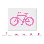 Casa si Gradina - Decoratiuni - DIY - Sabloane decorative pereti - Sablon Perete vopsire, tencuiala 0.7mm Bike Refolosibil, model MXSP7212, 1000 x 1000 mm, 0.70mm - Infinity.ro