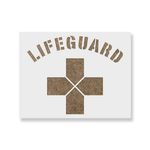 Casa si Gradina - Decoratiuni - DIY - Sabloane decorative pereti - Sablon Perete vopsire, tencuiala 0.7mm Lifeguard Refolosibil, model MXSP7250, 1000 x 1000 mm, 0.70mm - Infinity.ro