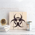 Casa si Gradina - Decoratiuni - DIY - Sabloane decorative pereti - Sablon Perete vopsire, tencuiala 0.7mm Biohazard Refolosibil, model MXSP7208, 900 x 900 mm, 0.70 mm - Infinity.ro