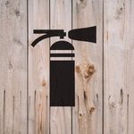Casa si Gradina - Decoratiuni - DIY - Sabloane decorative pereti - Sablon Perete vopsire, tencuiala 0.7mm Fire Extinguisher Refolosibil, model MXSP7246, 100 x 100 mm, 0.70mm - Infinity.ro