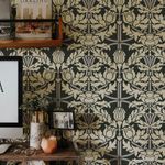 Casa si Gradina - Decoratiuni - DIY - Sabloane decorative pereti - Sablon Perete vopsire, tencuiala dimensiune 900x600 x mm grosime 0,7mm Eugenie Floral model MXSP7503 - Infinity.ro