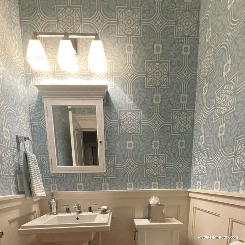 Casa si Gradina - Decoratiuni - DIY - Sabloane decorative pereti - Sablon Perete vopsire, tencuiala dimensiune 900x600 x mm grosime 0,7mm Adelaide model MXSP7501 - Infinity.ro