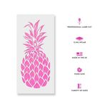 Casa si Gradina - Decoratiuni - DIY - Sabloane decorative pereti - Sablon Perete vopsire, tencuiala 0.7mm Pineapple Stencil Refolosibil, model MXSP7166, 800 x 800 mm - Infinity.ro