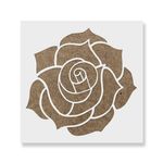 Casa si Gradina - Decoratiuni - DIY - Sabloane decorative pereti - Sablon Perete vopsire, tencuiala 0.7mm Rose Stencil Refolosibil, model MXSP7167, 500 x 500 mm - Infinity.ro