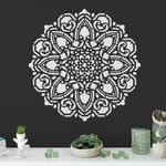 Casa si Gradina - Decoratiuni - DIY - Sabloane decorative pereti - Sablon Perete vopsire, tencuiala 0.7mm Tranquility Mandala Refolosibil, model MXSP7148, 500 x 500 mm - Infinity.ro