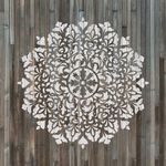 Casa si Gradina - Decoratiuni - DIY - Sabloane decorative pereti - Sablon Perete vopsire, tencuiala 0.7mm Neve Mandala Refolosibil, model MXSP7158, 700 x 700 mm - Infinity.ro