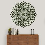Casa si Gradina - Decoratiuni - DIY - Sabloane decorative pereti - Sablon Perete vopsire, tencuiala 0.7mm Abeto Mandala Refolosibil, model MXSP7159, 1000 x 1000 mm - Infinity.ro