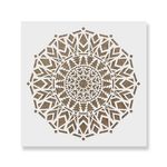 Casa si Gradina - Decoratiuni - DIY - Sabloane decorative pereti - Sablon Perete vopsire, tencuiala 0.7mm Abeto Mandala Refolosibil, model MXSP7159, 200 x 200 mm - Infinity.ro