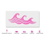 Casa si Gradina - Decoratiuni - DIY - Sabloane decorative pereti - Sablon Perete vopsire, tencuiala 0.7mm Waves Stencil Refolosibil, model MXSP7177, 300 x 300 mm - Infinity.ro
