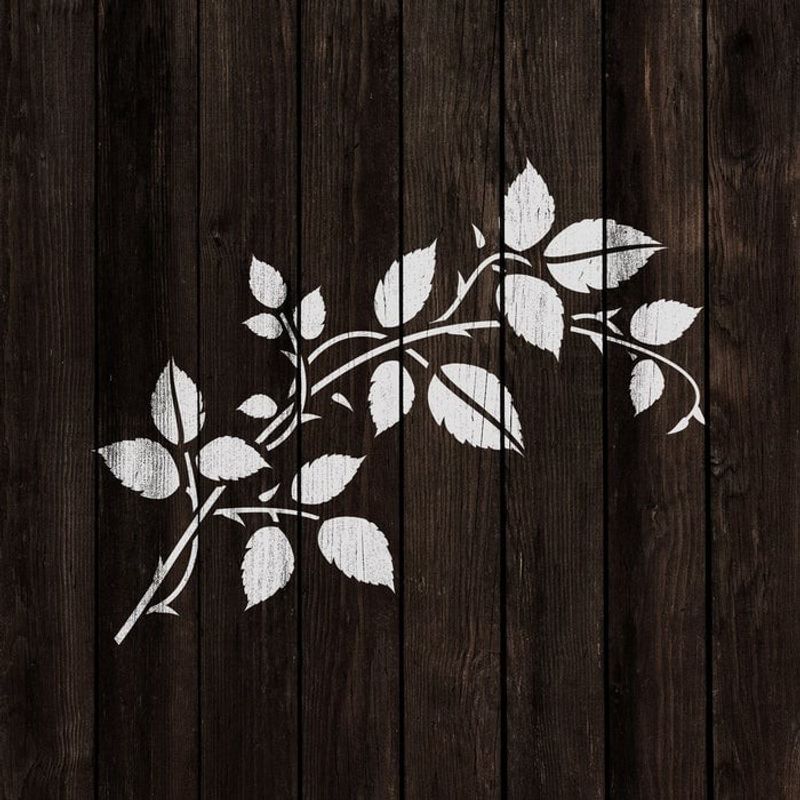 Casa si Gradina - Decoratiuni - DIY - Sabloane decorative pereti - Sablon Perete vopsire, tencuiala 0.7mm Vine Stencil Refolosibil, model MXSP7168, 500 x 500 mm - Infinity.ro