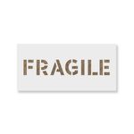 Casa si Gradina - Decoratiuni - DIY - Sabloane decorative pereti - Sablon Perete vopsire, tencuiala 0.7mm Fragile Word Refolosibil, model MXSP7218, 200 x 200 mm, 0.70mm - Infinity.ro