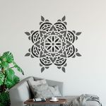 Casa si Gradina - Decoratiuni - DIY - Sabloane decorative pereti - Sablon Perete vopsire, tencuiala 0.7mm Rangoli Refolosibil, model MXSP7160, 700 x 700 mm - Infinity.ro