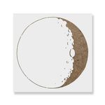 Casa si Gradina - Decoratiuni - DIY - Sabloane decorative pereti - Sablon Perete vopsire, tencuiala 0.7mm Moon Refolosibil, model MXSP7188, 100 x 100 mm - Infinity.ro