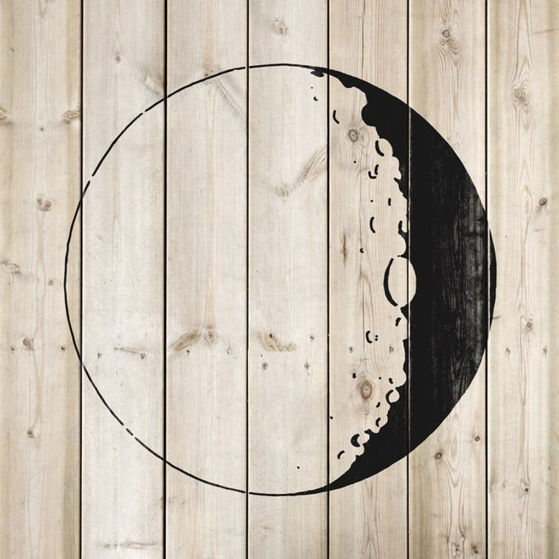 Casa si Gradina - Decoratiuni - DIY - Sabloane decorative pereti - Sablon Perete vopsire, tencuiala 0.7mm Moon Refolosibil, model MXSP7188, 100 x 100 mm - Infinity.ro