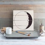 Casa si Gradina - Decoratiuni - DIY - Sabloane decorative pereti - Sablon Perete vopsire, tencuiala 0.7mm Moon Refolosibil, model MXSP7188, 100 x 100 mm - Infinity.ro