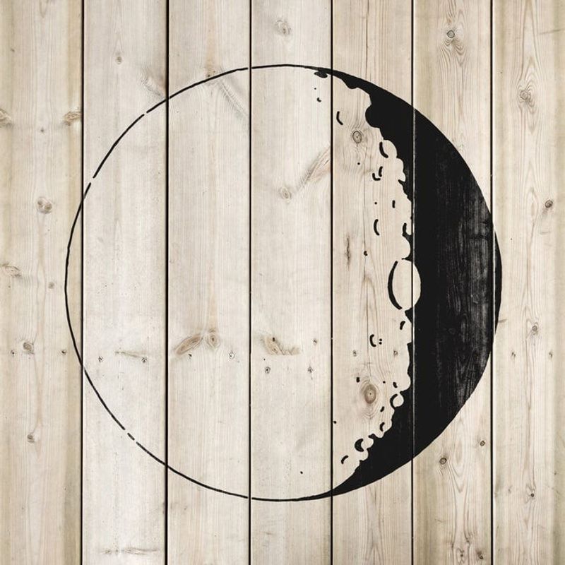 Casa si Gradina - Decoratiuni - DIY - Sabloane decorative pereti - Sablon Perete vopsire, tencuiala 0.7mm Moon Refolosibil, model MXSP7188, 1000 x 1000 mm - Infinity.ro