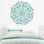 Casa si Gradina - Decoratiuni - DIY - Sabloane decorative pereti - Sablon Perete vopsire, tencuiala 0.7mm Scheele Mandala Refolosibil, model MXSP7151, 900 x 900 mm - Infinity.ro