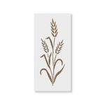 Casa si Gradina - Decoratiuni - DIY - Sabloane decorative pereti - Sablon Perete vopsire, tencuiala 0.7mm Wheat Stencil Refolosibil, model MXSP7180, 500 x 500 mm - Infinity.ro
