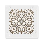 Casa si Gradina - Decoratiuni - DIY - Sabloane decorative pereti - Sablon Perete vopsire, tencuiala 0.7mm Arabesque Refolosibil, model MXSP7154, 1000 x 1000 mm - Infinity.ro