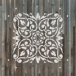 Casa si Gradina - Decoratiuni - DIY - Sabloane decorative pereti - Sablon Perete vopsire, tencuiala 0.7mm Arabesque Refolosibil, model MXSP7154, 1000 x 1000 mm - Infinity.ro