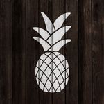 Casa si Gradina - Decoratiuni - DIY - Sabloane decorative pereti - Sablon Perete vopsire, tencuiala 0.7mm Simple Pineapple Refolosibil, model MXSP7197, 600 x 600 mm - Infinity.ro