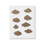Casa si Gradina - Decoratiuni - DIY - Sabloane decorative pereti - Sablon Perete vopsire, tencuiala 0.7mm Clouds Refolosibil, model MXSP7190, 200 x 200 mm - Infinity.ro