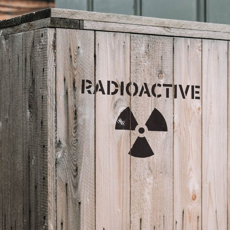 Casa si Gradina - Decoratiuni - DIY - Sabloane decorative pereti - Sablon Perete vopsire, tencuiala 0.7mm Radioactive Symbol Refolosibil, model MXSP7219, 100 x 100 mm, 0.70mm - Infinity.ro