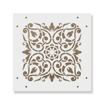 Casa si Gradina - Decoratiuni - DIY - Sabloane decorative pereti - Sablon Perete vopsire, tencuiala 0.7mm Arabesque Refolosibil, model MXSP7154, 700 x 700 mm - Infinity.ro