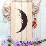 Casa si Gradina - Decoratiuni - DIY - Sabloane decorative pereti - Sablon Perete vopsire, tencuiala 0.7mm Crescent Moon Refolosibil, model MXSP7198, 1000 x 1000 mm - Infinity.ro